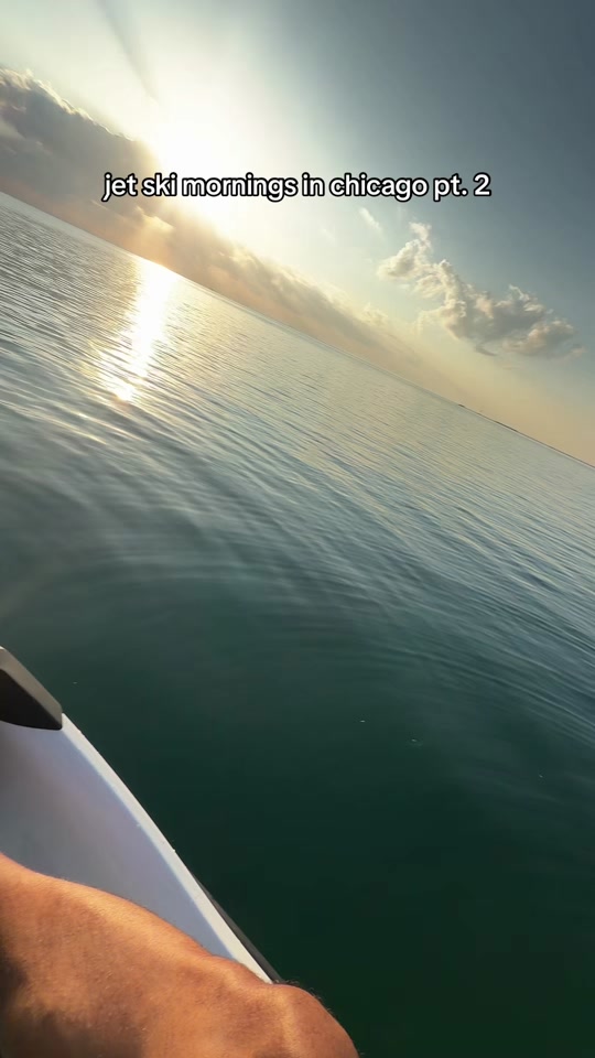 Jet ski mornings in Chicago